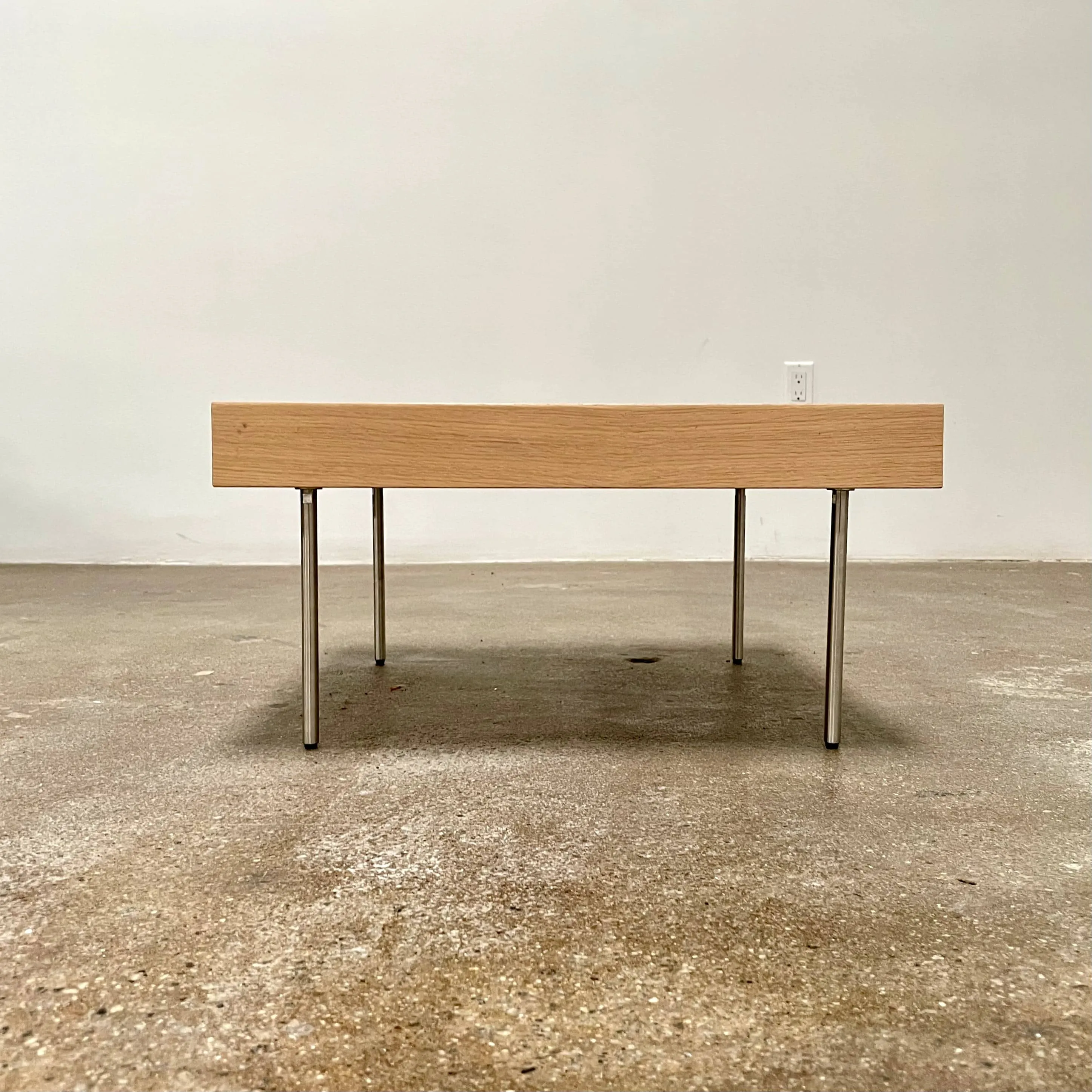 Ligne Roset Natural Wood Needle Table