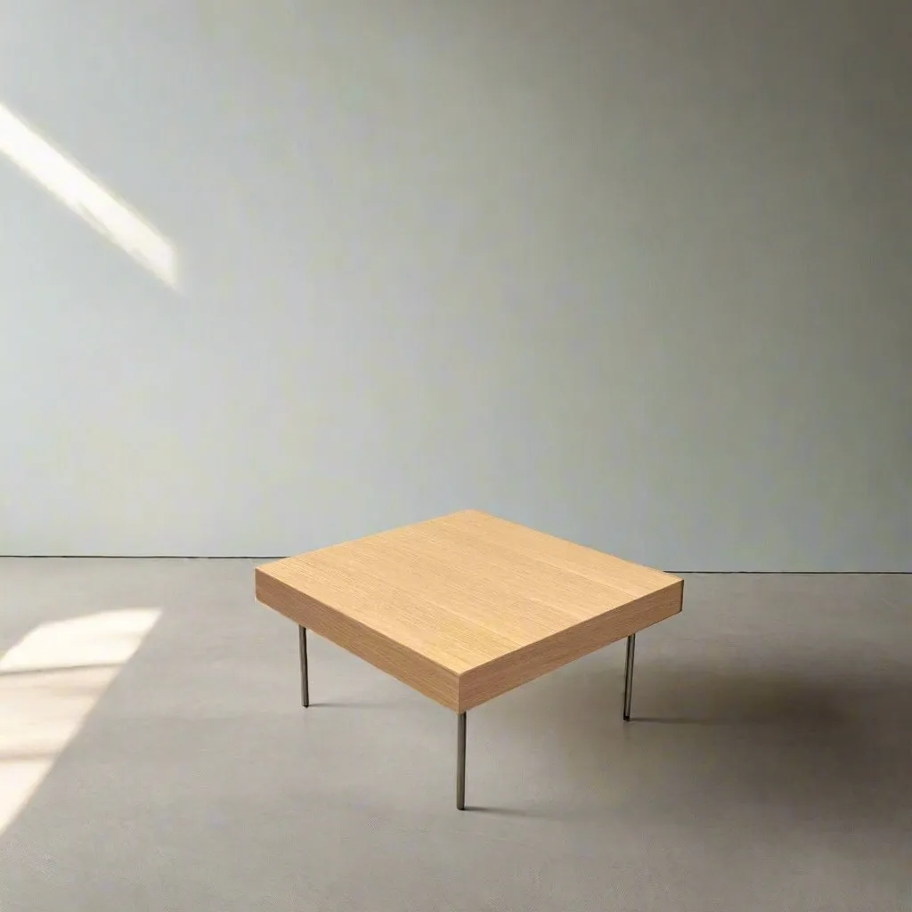 Ligne Roset Natural Wood Needle Table