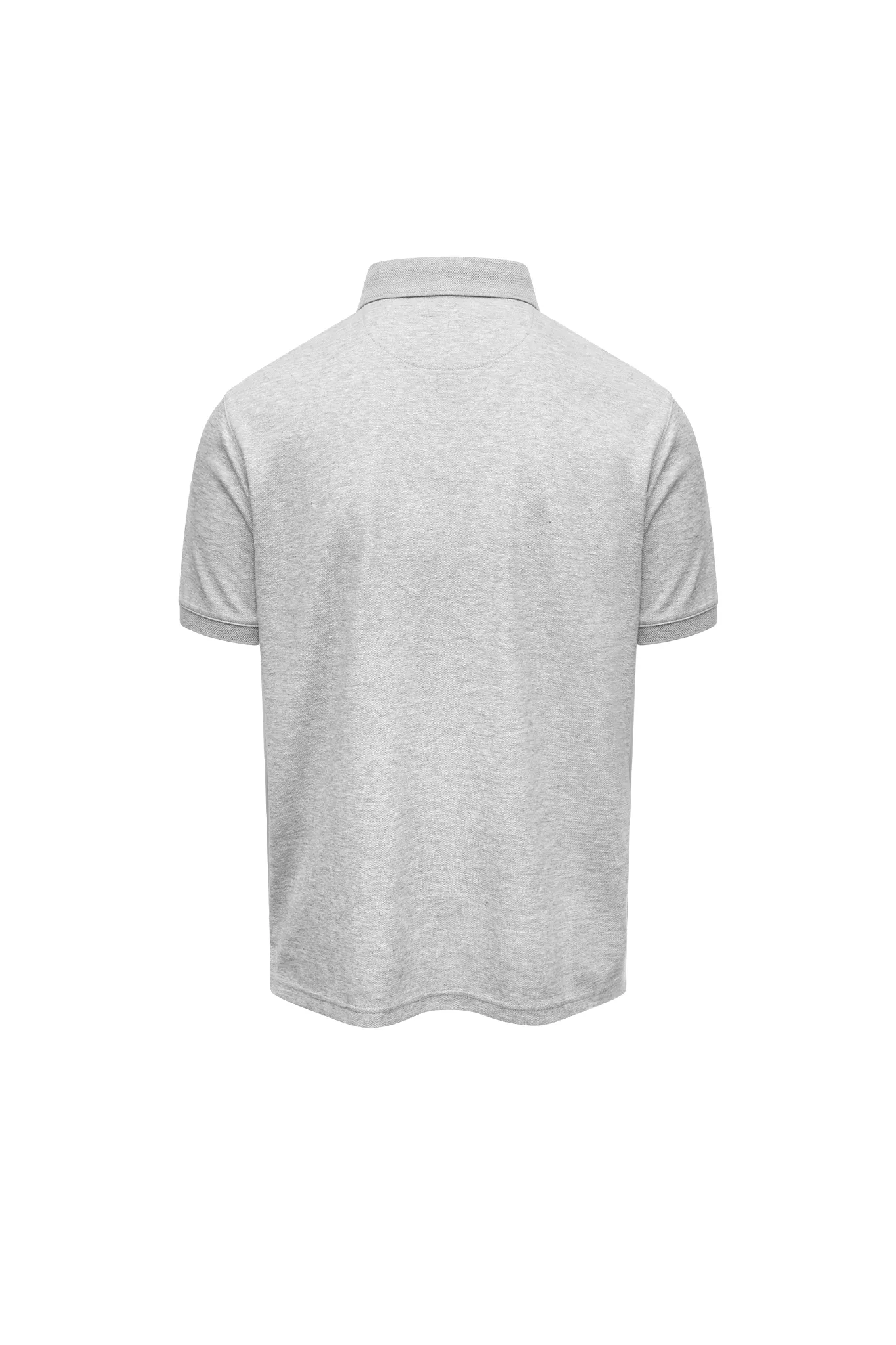 Men's Core Pique Polo Heather Grey