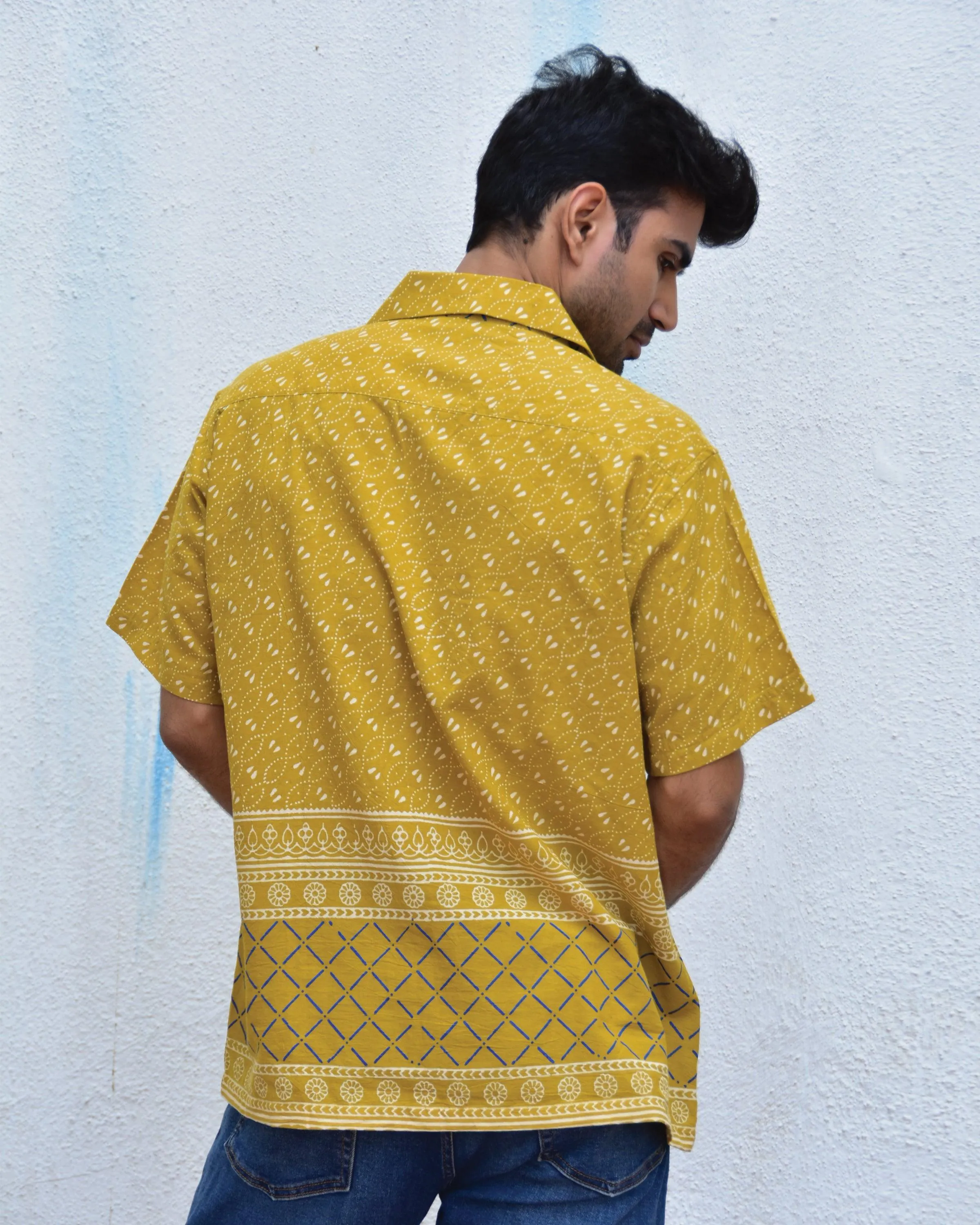 Mystic Marvel Handblockprinted Pure Cotton Shirt