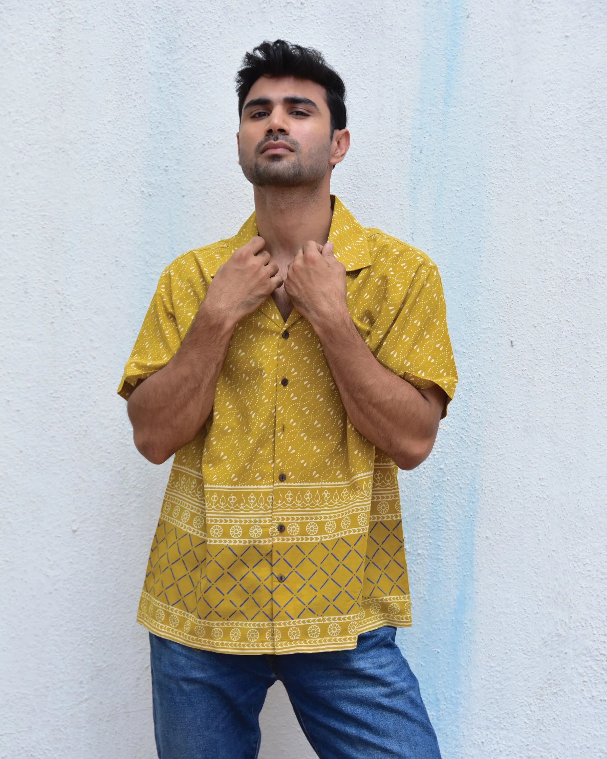 Mystic Marvel Handblockprinted Pure Cotton Shirt