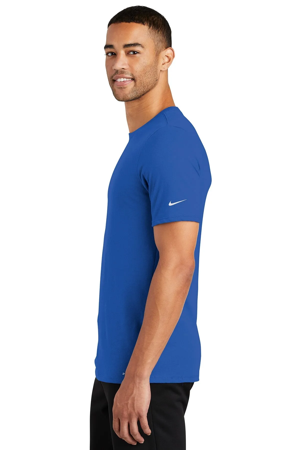 Nike DriFIT Cotton Poly Custom Tees, Rush Blue