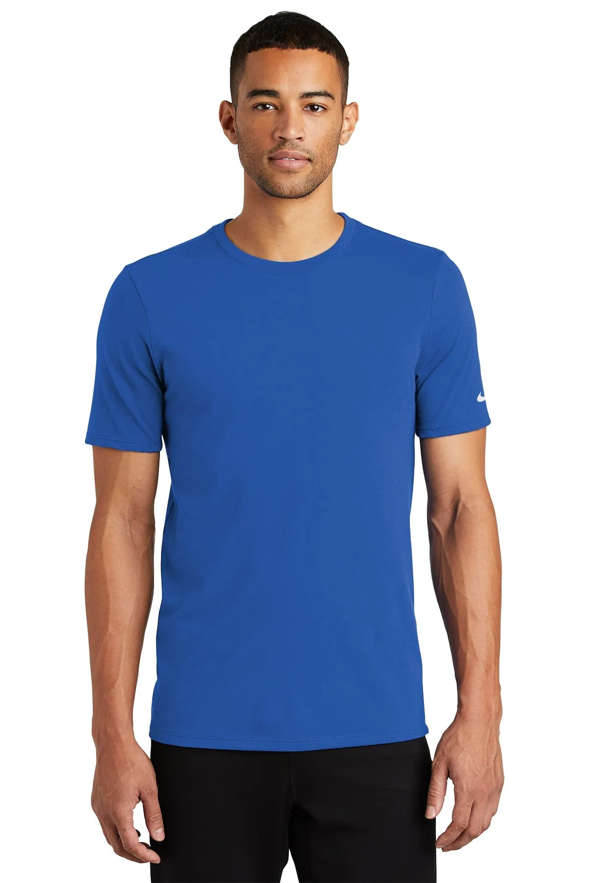 Nike DriFIT Cotton Poly Custom Tees, Rush Blue