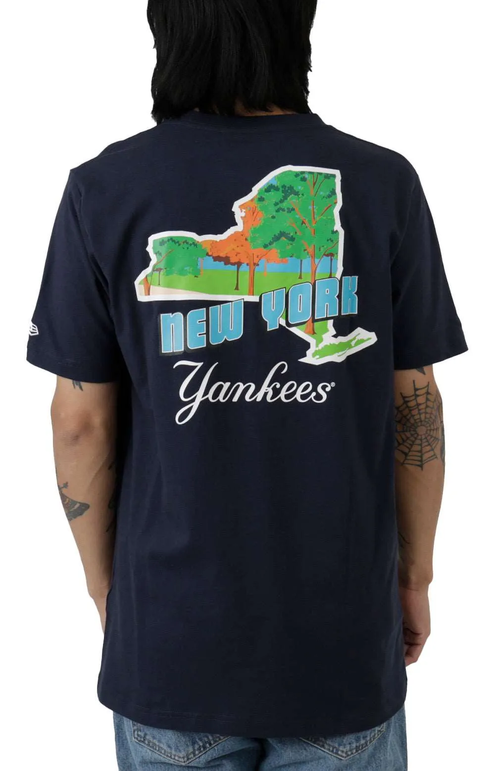 NY Yankees Heritage State Tee