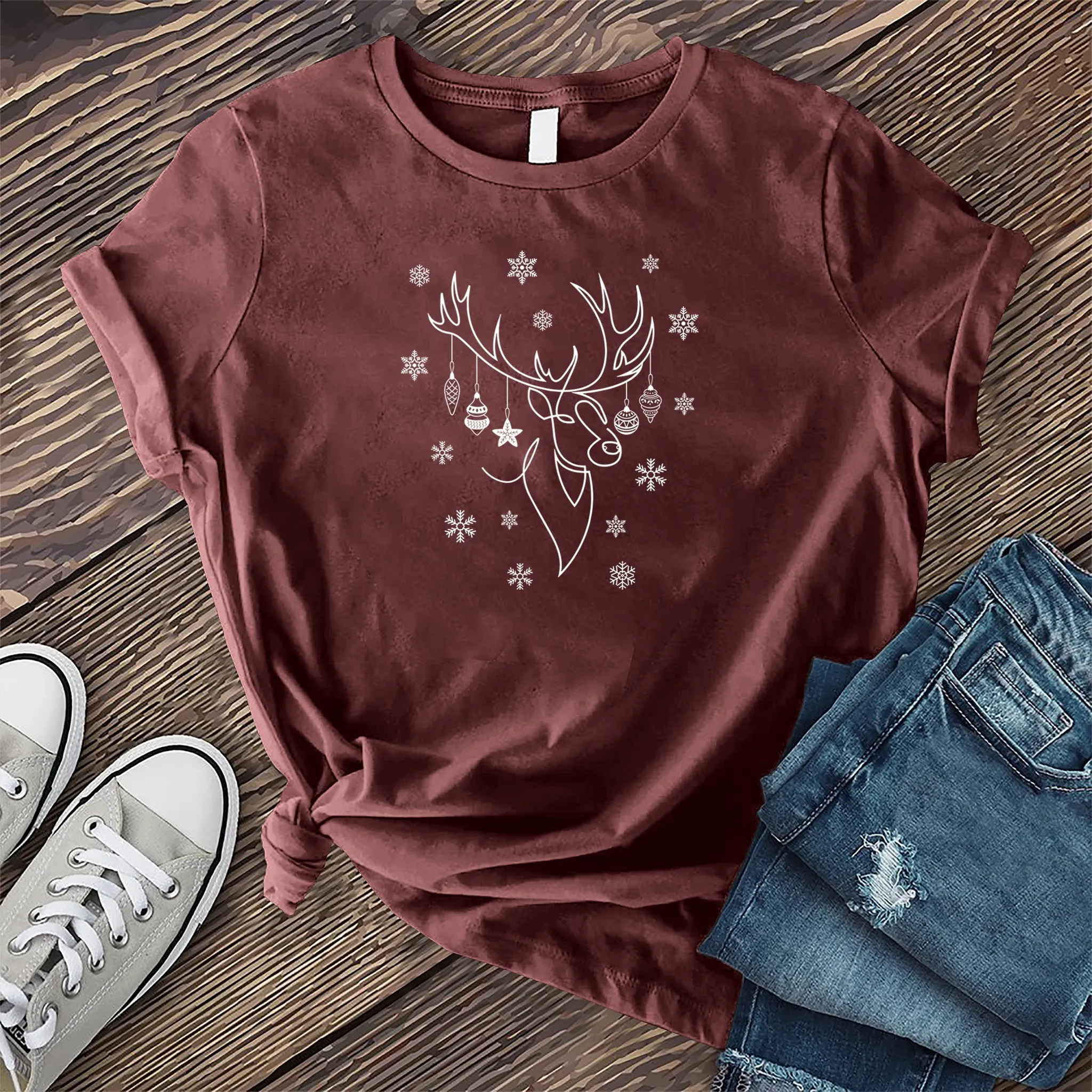 Ornamental Reindeer T-Shirt