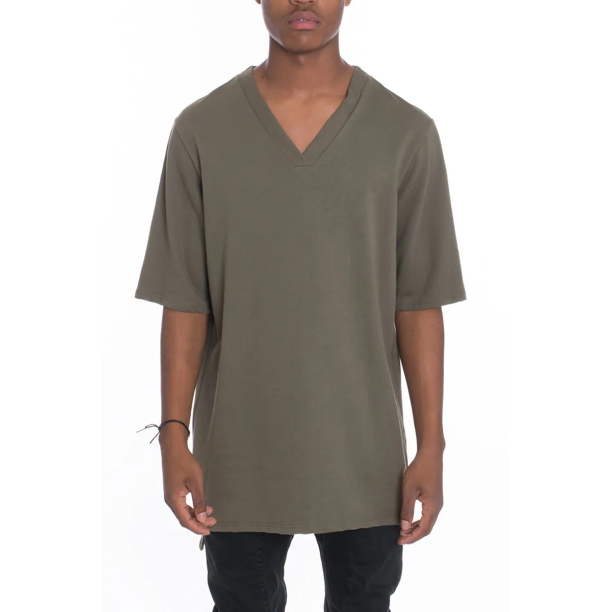 Oversized V-Neck Tee (4 Colors)