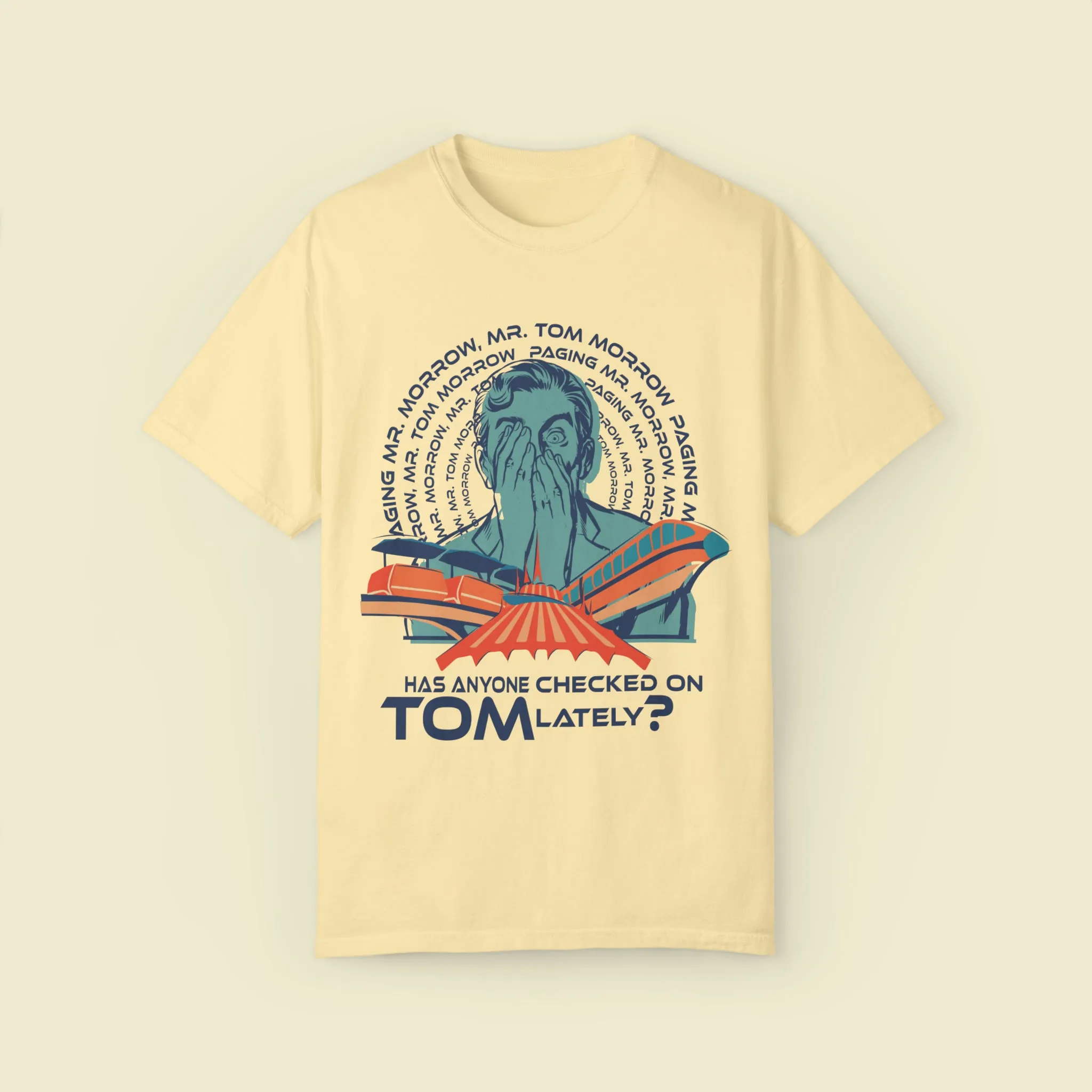 Paging Tom Morrow Comfort Colors Tee