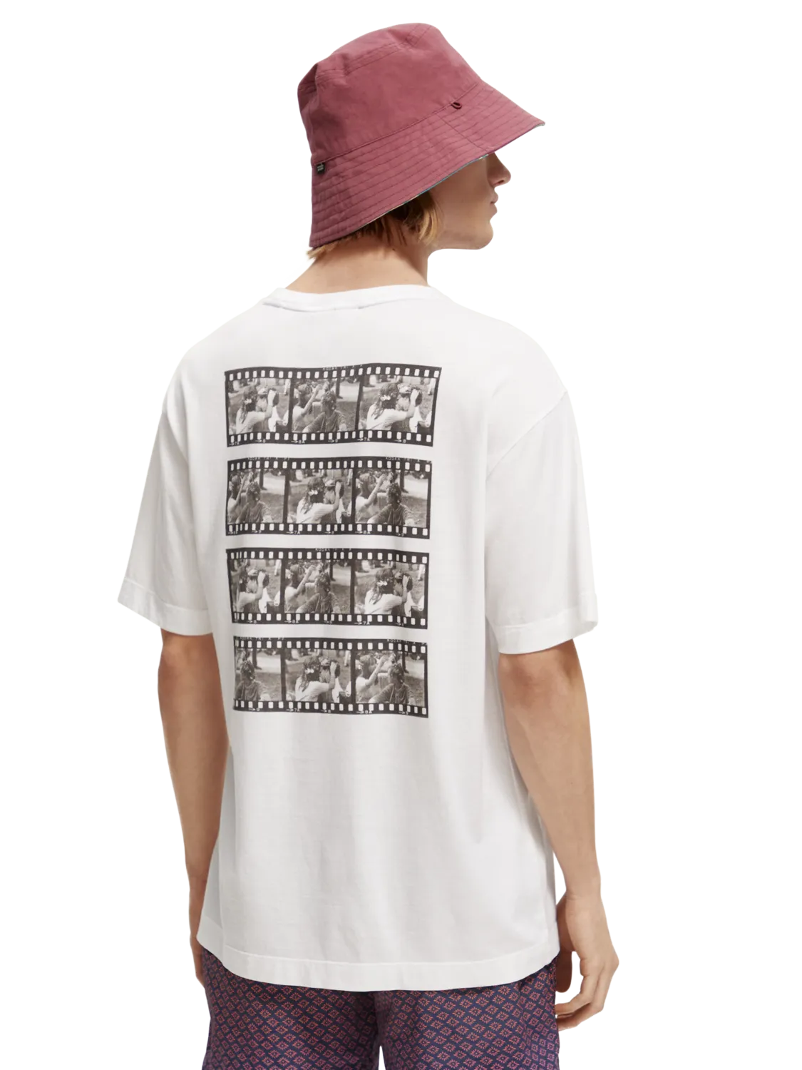 Photoprint White Graphic Tee - S1726010006