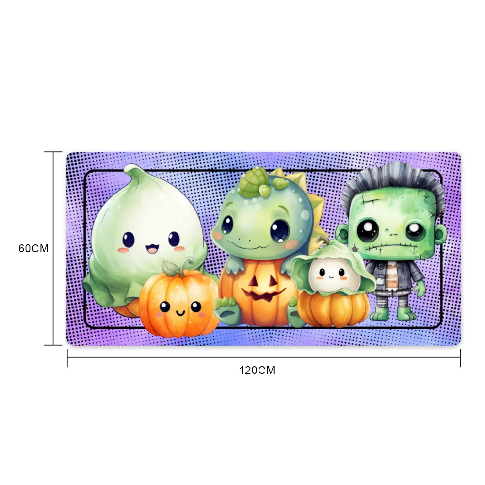 Premium PU Leather Mouse Pads | Non-Slip |Waterproof | Stylish & Durable | Frankenstein kid and friends