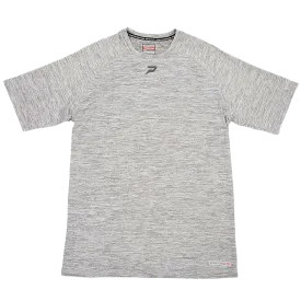 Quantum Lite Raglan Performance Tee - Heather Grey