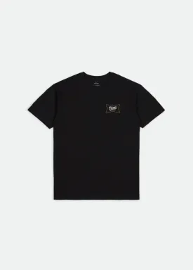 Quarter S/S Standard Tee - Black