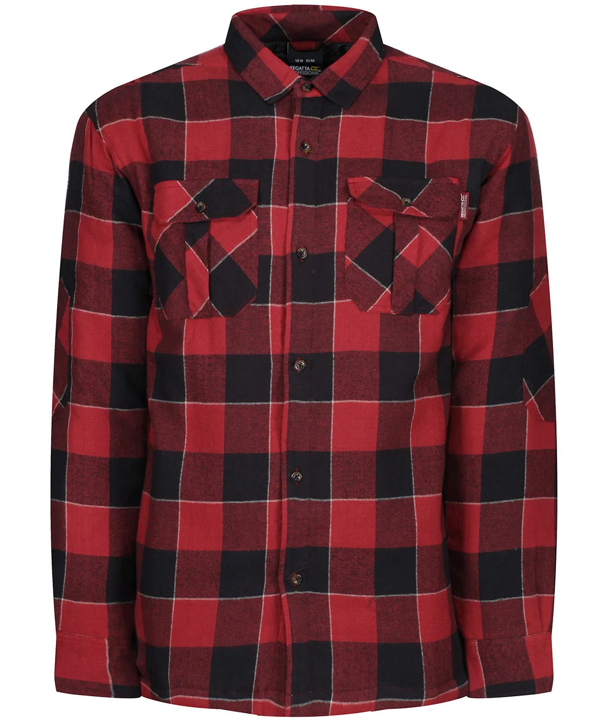 Red - Shelford insulated check shirt