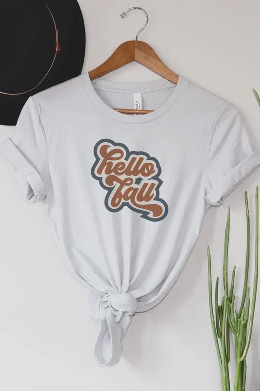 Retro Hello Fall Graphic Tee