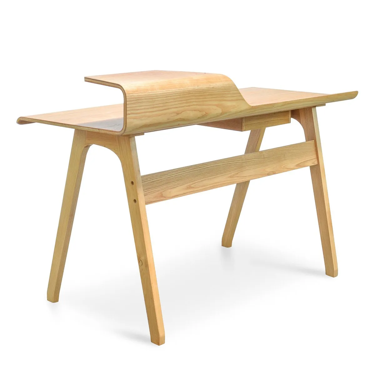 Ruban Wooden Home Office Desk - Natural