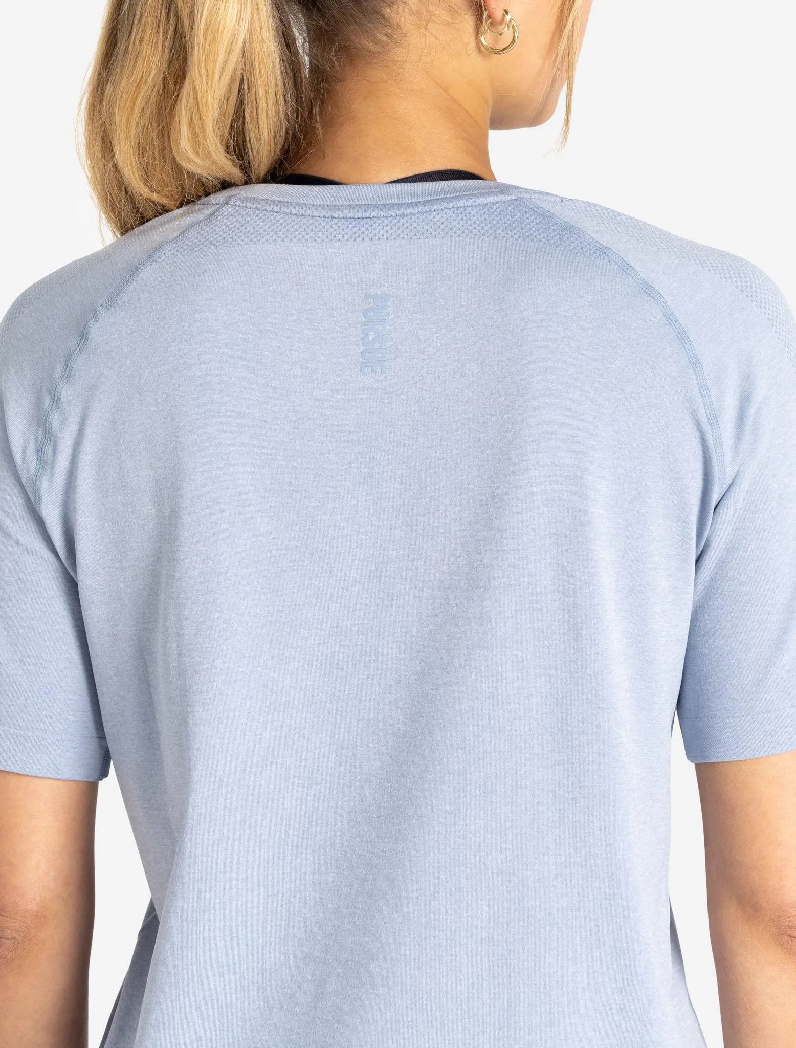 Seamless T-Shirt - Blue Marl