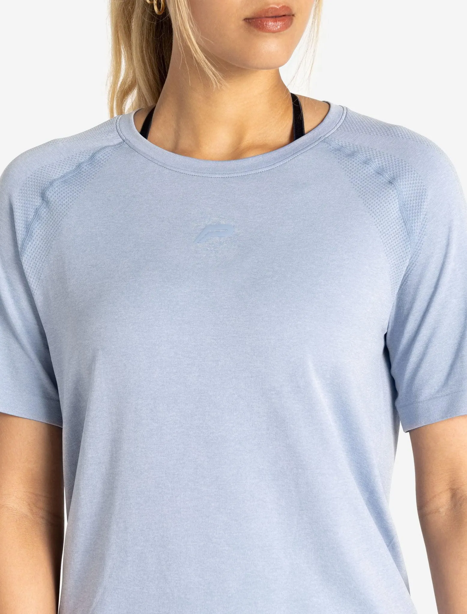 Seamless T-Shirt - Blue Marl