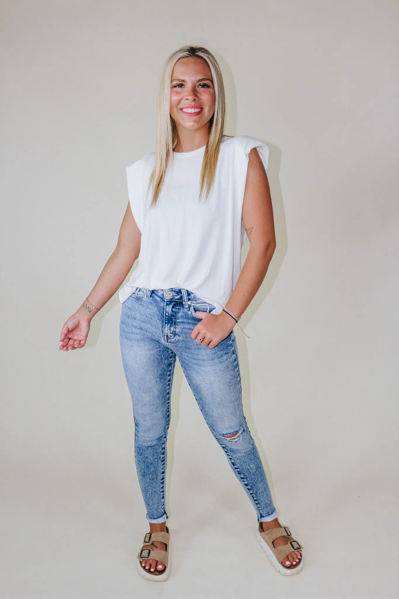 Simply Sleek White Top