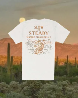 Slow And Steady Tee Vintage White