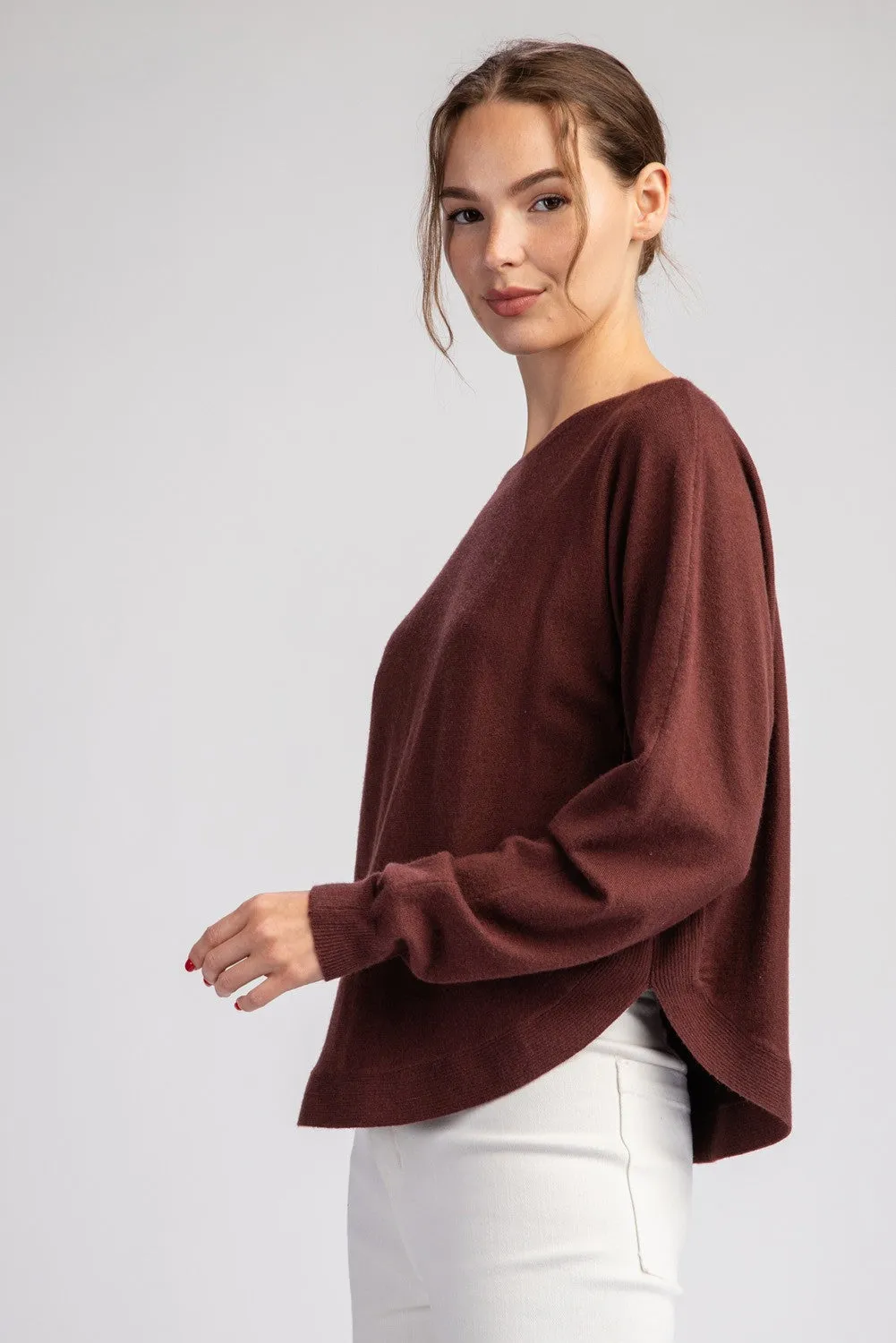 Solid Long Sleeve Sweater Top