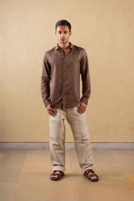 Solstice Shirt - Brown - Hemp Tencel