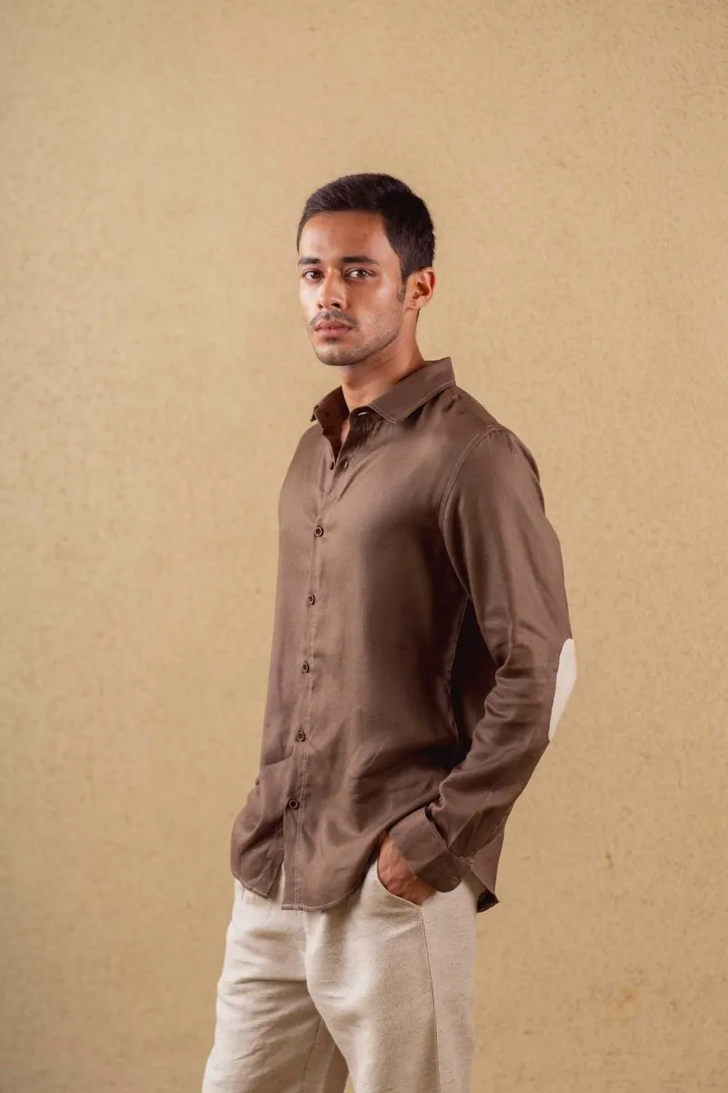 Solstice Shirt - Brown - Hemp Tencel