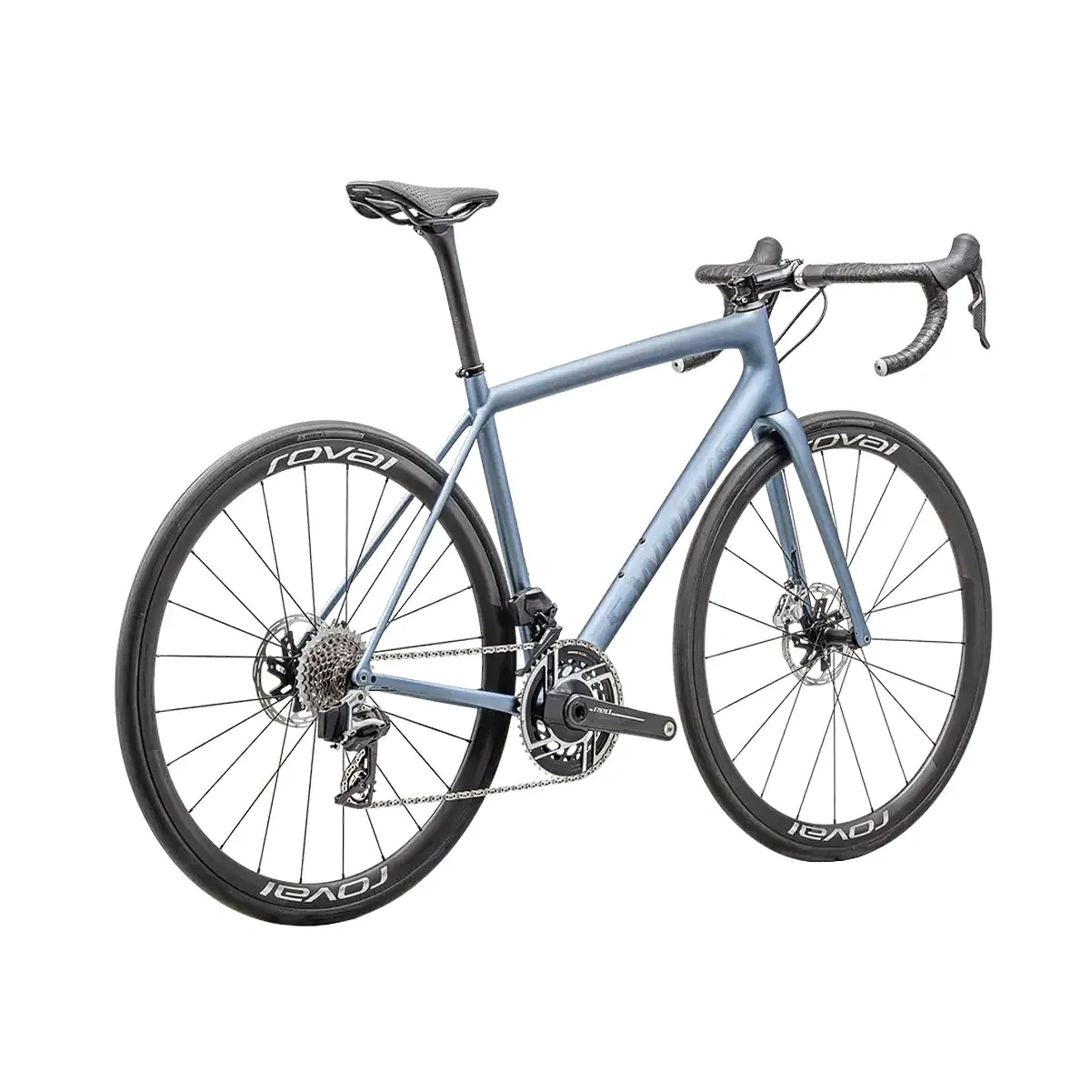 SPECIALIZED SWORKS Aethos 2025 Road Bike includes Hammerhead Karoo - LTD Satin Glacial Metallic / 25% Choas Pearl