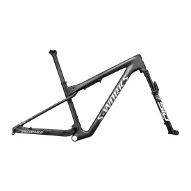 SPECIALIZED Sworks Epic World Cup  Mountain Bike Frameset - Satin Smoke Granite / Metallic White Silver