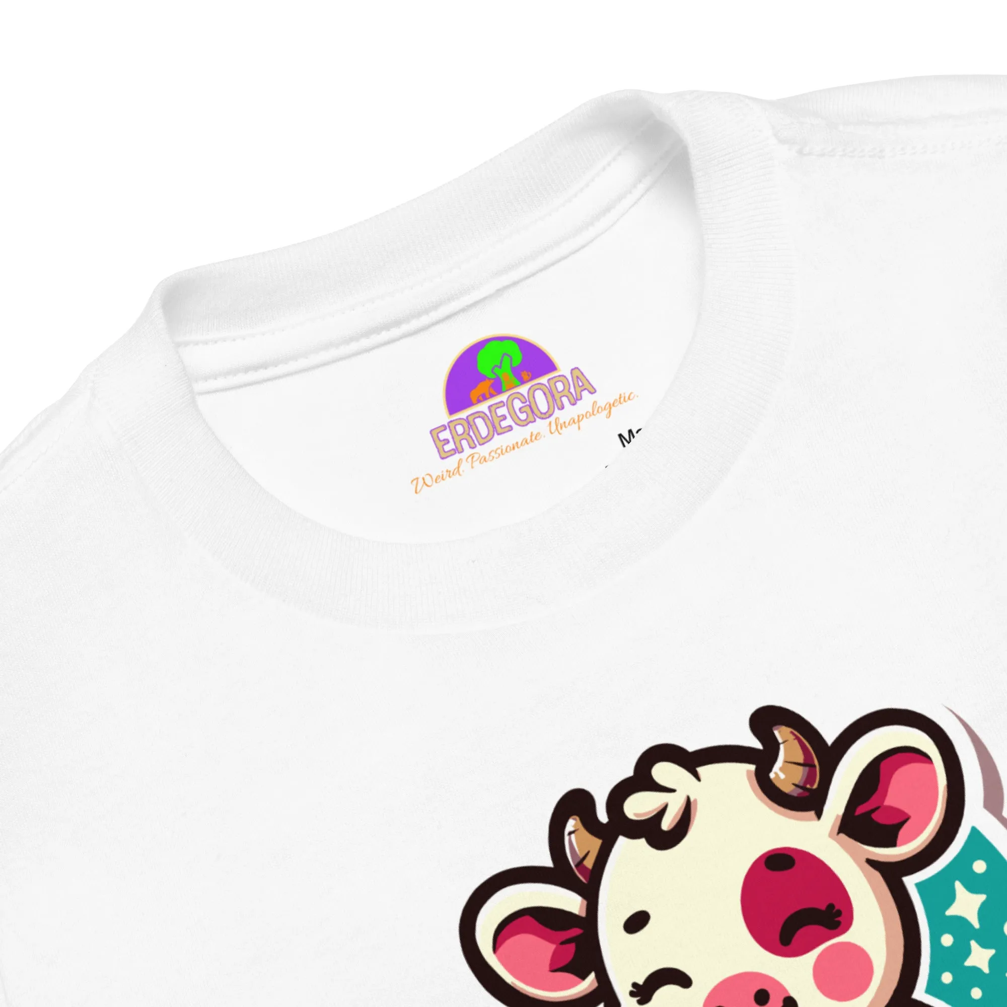 Toddler Short Sleeve Tee Soy Sippin' Cow