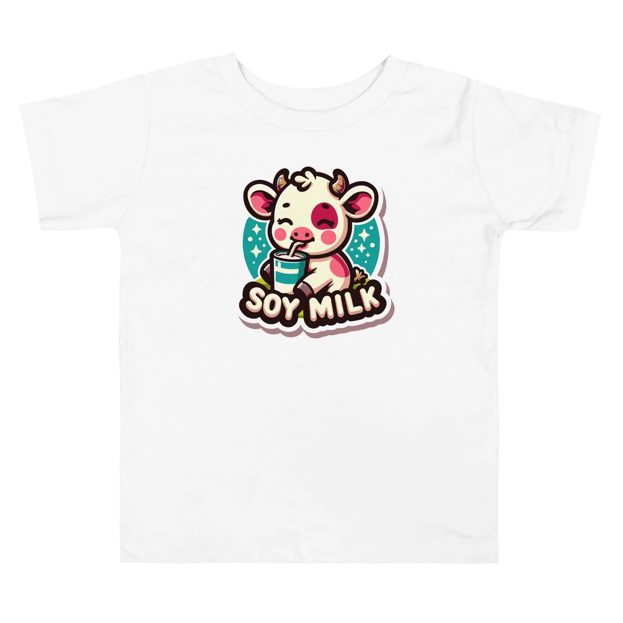 Toddler Short Sleeve Tee Soy Sippin' Cow