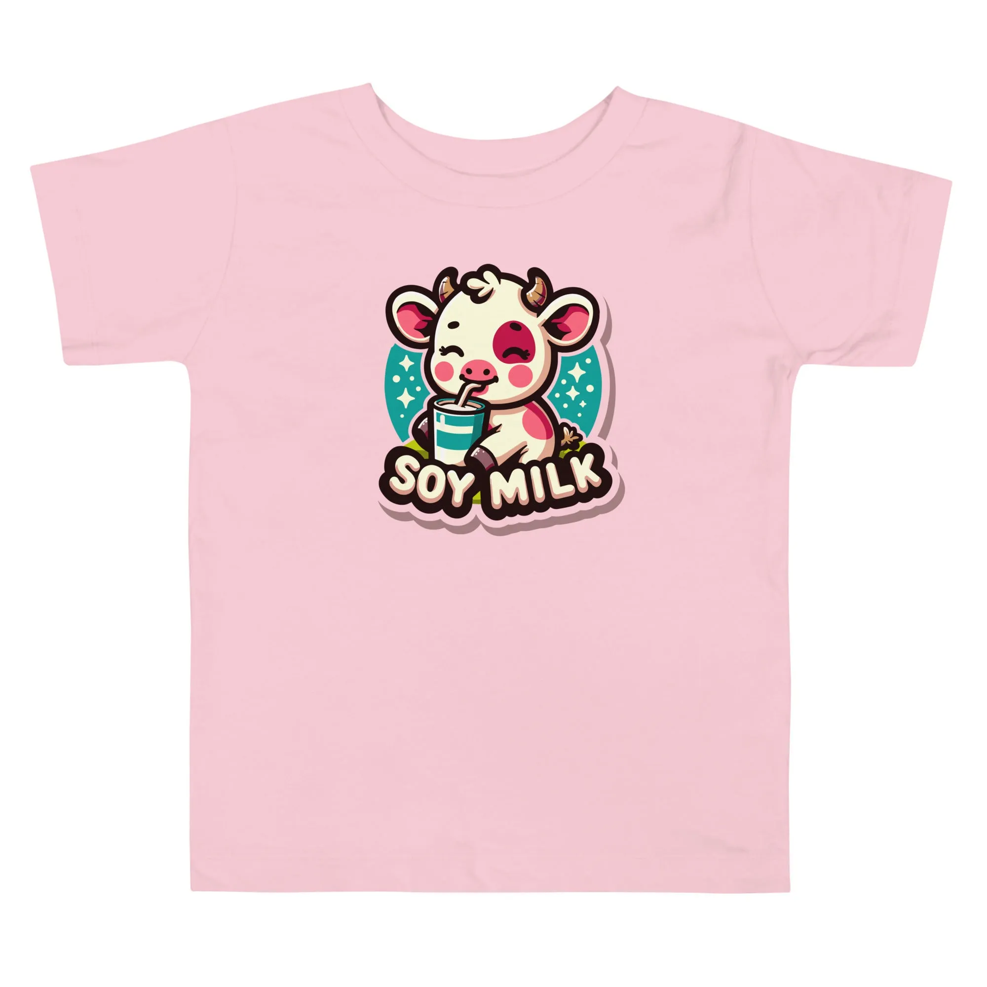 Toddler Short Sleeve Tee Soy Sippin' Cow