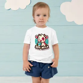 Toddler Short Sleeve Tee Soy Sippin' Cow