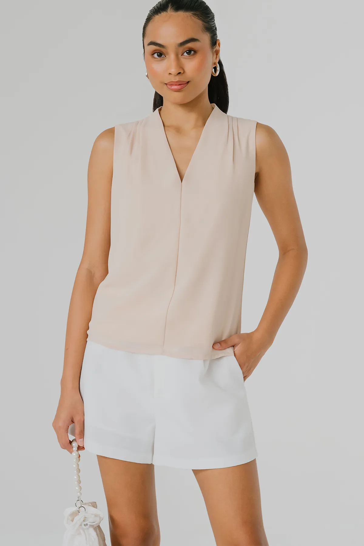 Urban Sleek Top (Beige)