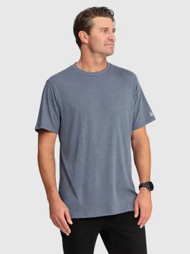 Volcom Aus Solid Tee - Smokey Blue