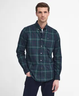 Wetheram Tailored Sport Shirt- Green Loch