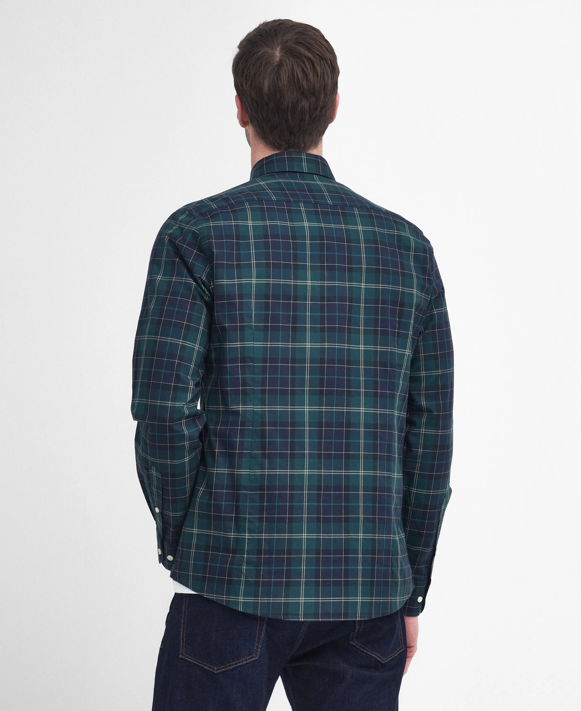 Wetheram Tailored Sport Shirt- Green Loch